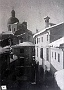 Tetti innevati in via Soncin nel l'inverno del 1928 Sullo sfondo il duomo di Padova (Alessandro Brescia)